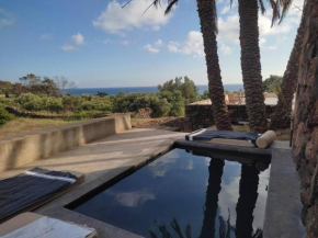 Antique rural dammuso with pool and sea view Pantelleria